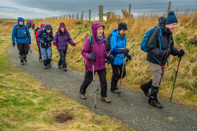 Near Howick with Peter O'H's group behind