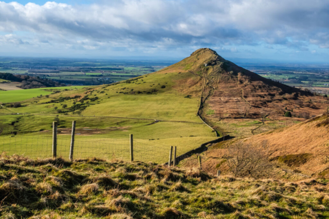 Roseberry Topping from Cleveland Way/Hanging Stone junction