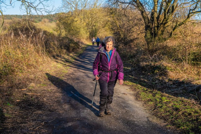 Heading to Guisborough on the disused railway line