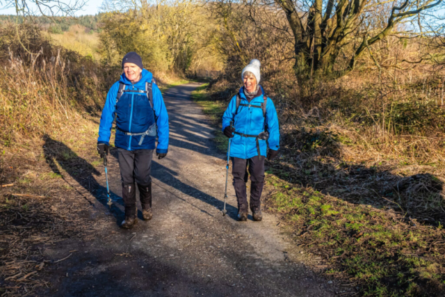 Heading to Guisborough on the disused railway line