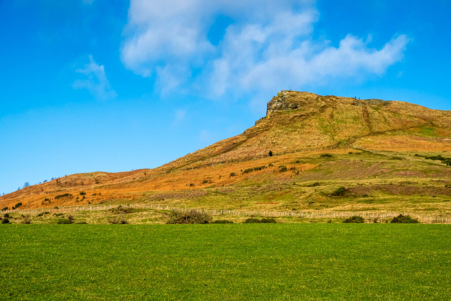 Roseberry Topping from SW of Roseberry Mines