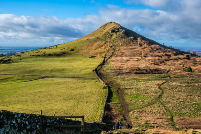 Roseberry Topping from the climb up the Cleveland Way