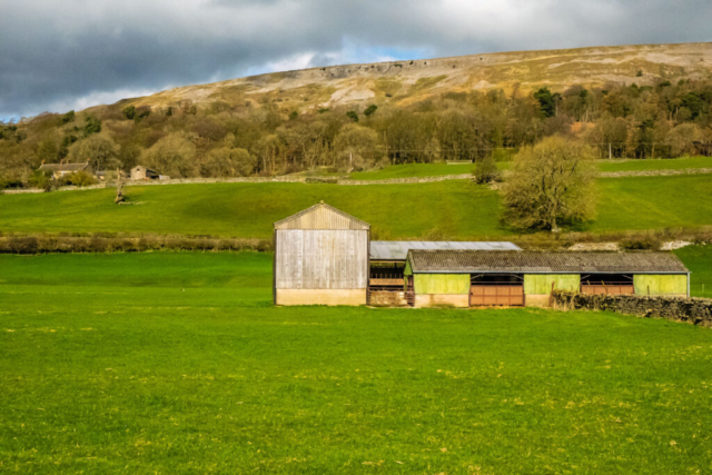 Fremington Edge from Grinton Bridge