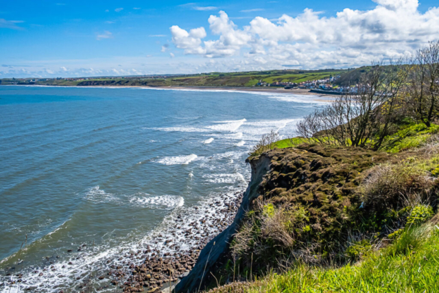 Sandsend from south of Sandsend Ness