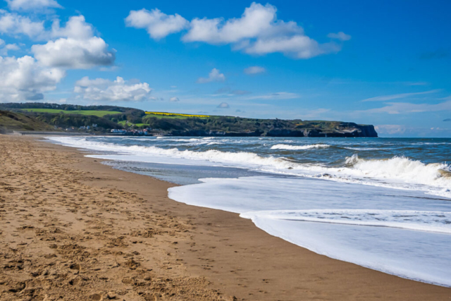 Looking back to Sandsend