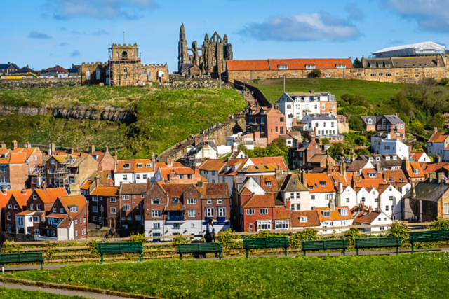 Whitby Abbey from south of the R Esk