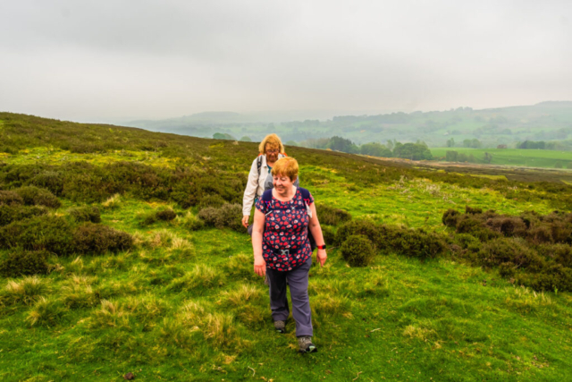 Trying to keep on the footpath  - after Dyke House