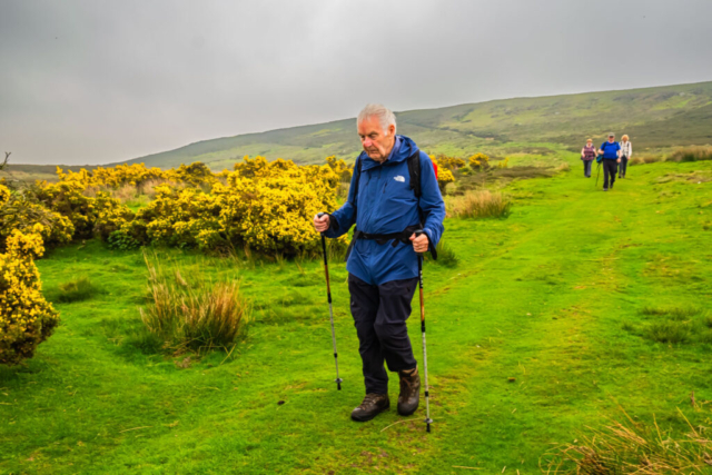 Heading down from the moor