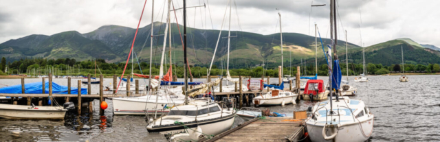 Nichol End with the Skiddaw range in the Background