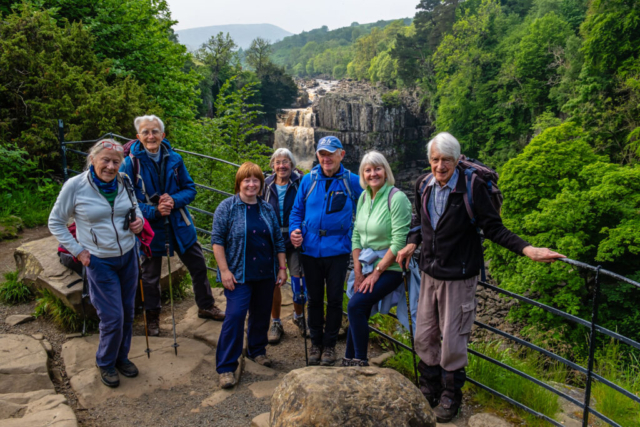 Group at High Force viewpoint