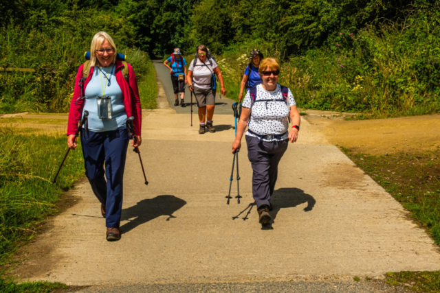 Approaching the Nidd Viaduct