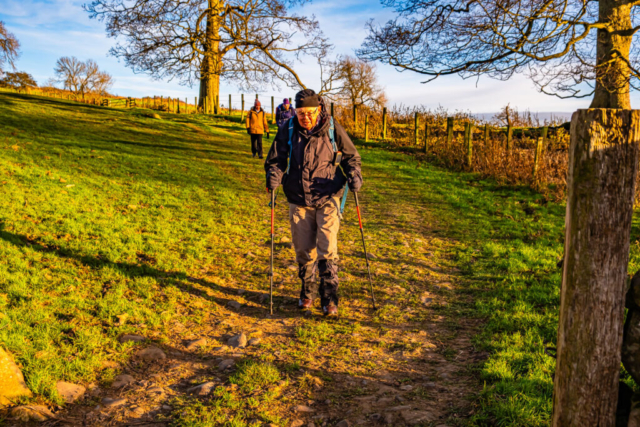 Descending from Prudhamstone House