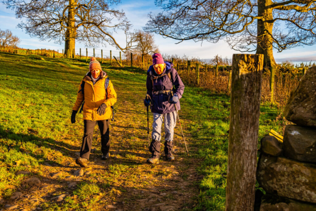 Descending from Prudhamstone House