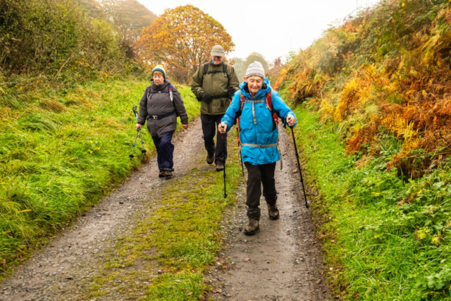 Striding out near Wreay