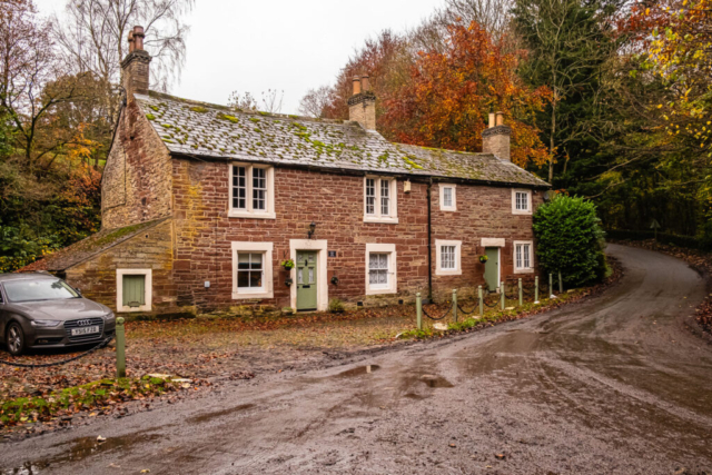 Houses next to Middle Gelt Bridge