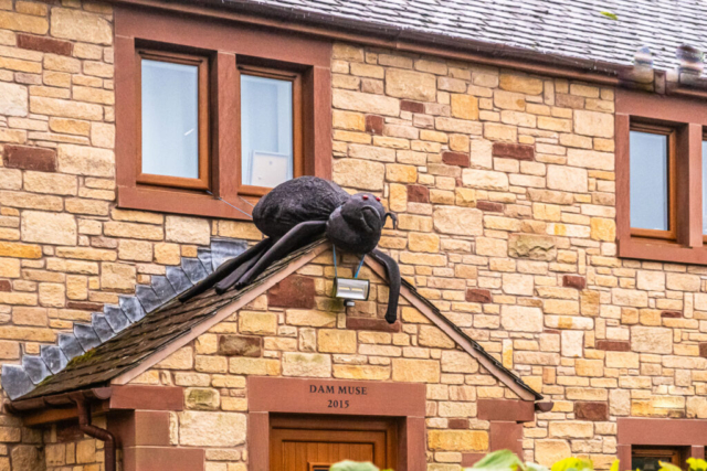 Halloween display in Castle Carrick