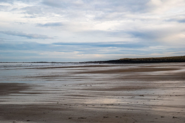 Looking south down Beadnell Bay