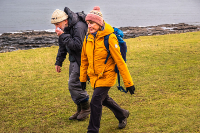 Heading towards Dunstanburgh castle