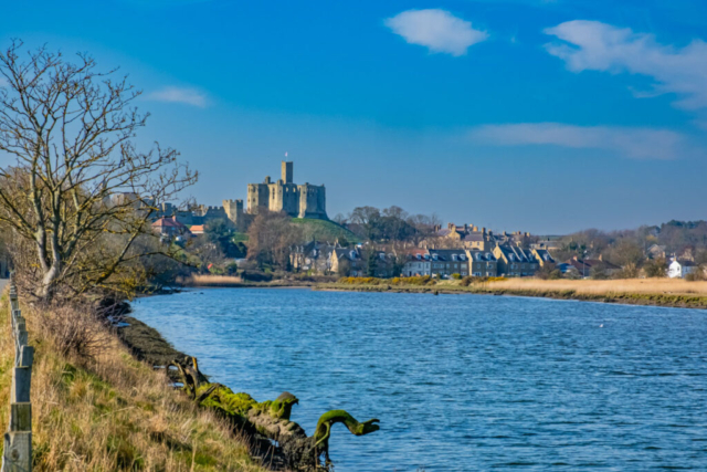 R Coquet and Warkworth Castle