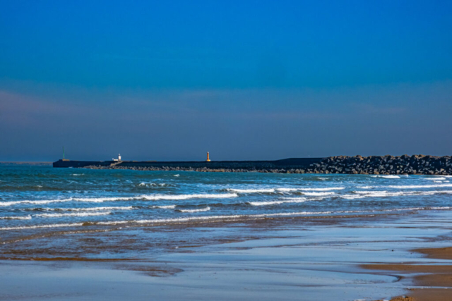 North pier from the beach