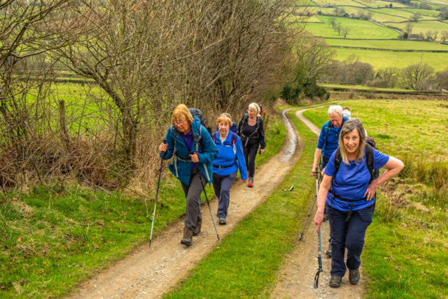 Climbing up to Cragg Cottage
