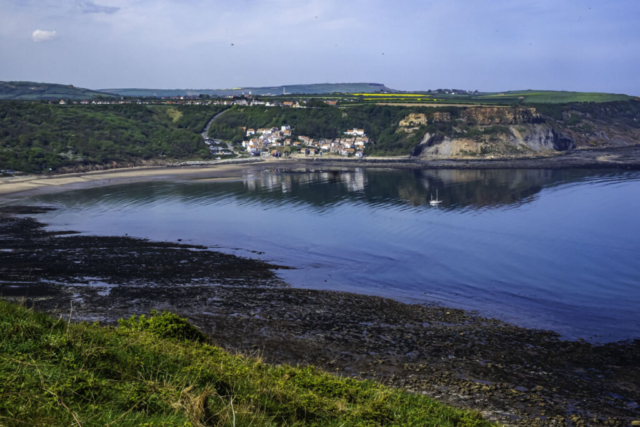 Runswick Bay from west of Kettleness