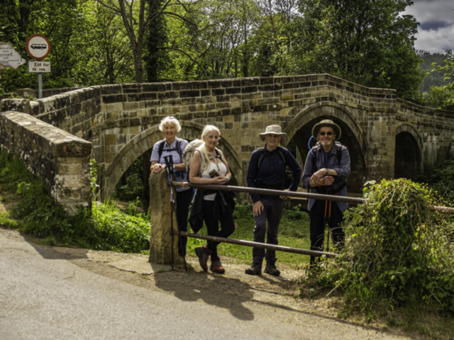 Group at Rievaulx Bridge