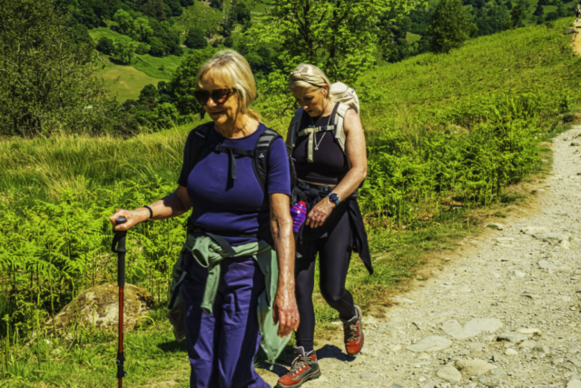 Heading to Loughrigg Terr from the cave