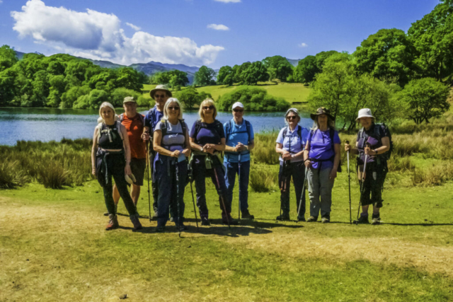 Group at Loughrigg Tarn