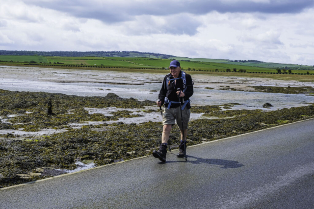 Crossing the causeway to Holy Island