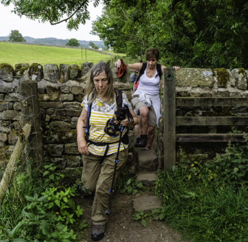 Approaching Glasshouses on River Nidd footpath