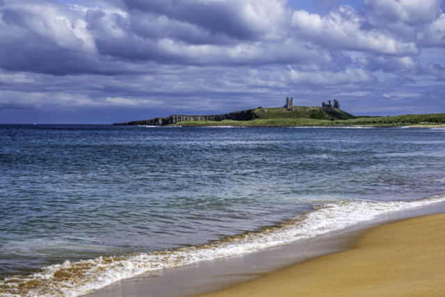 Dunstanburgh Castle from Embleton Beach
