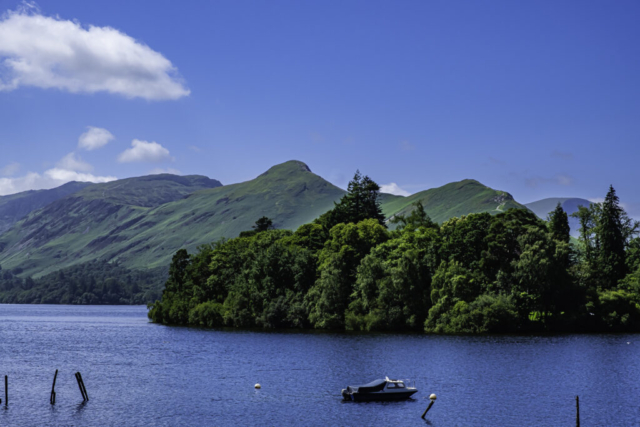 Derwent Isle & Cat Bells from Keswick landing stages