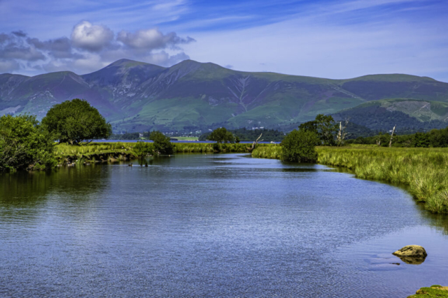 R Derwent, Derwent Water & Skiddaw