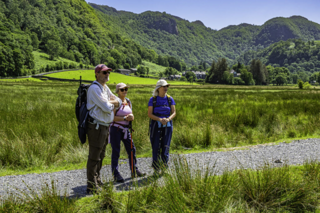 The path leading to the west bank of Derwent Water