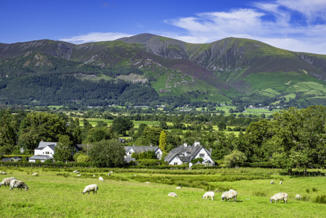 Skiddaw from the SE of Braithwaite