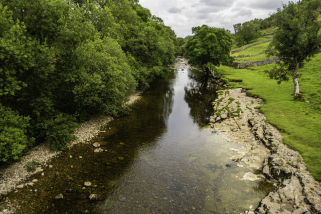View downstream from Kettlewell bridge