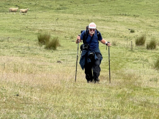 Starting the climb to Busby Moor (courtesy of Florence)