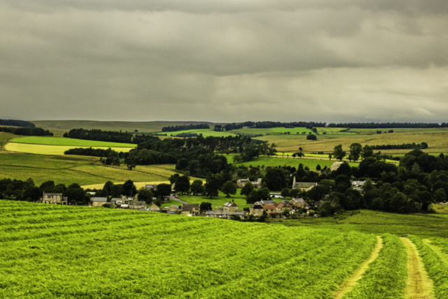The approach to Elsdon