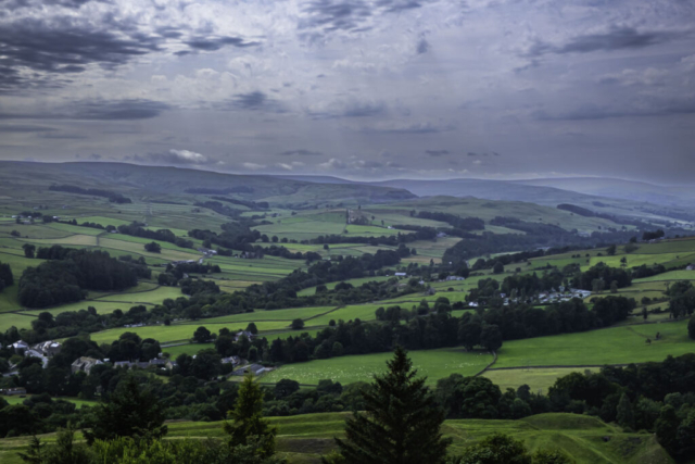 View WSW from Crawley Edge