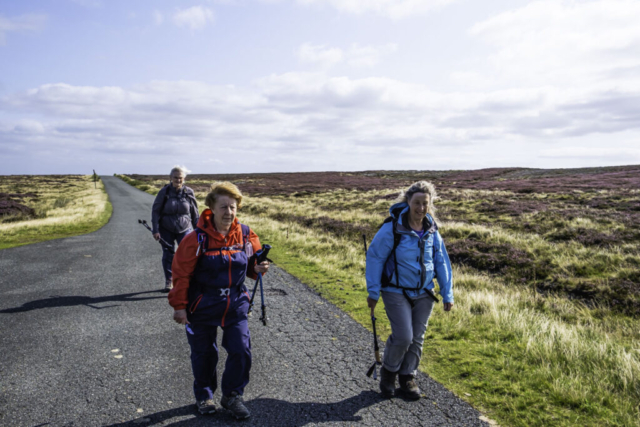 Heading down to Waskerley Reservoir