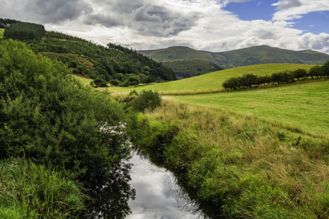 Newton Torrs from footbridge