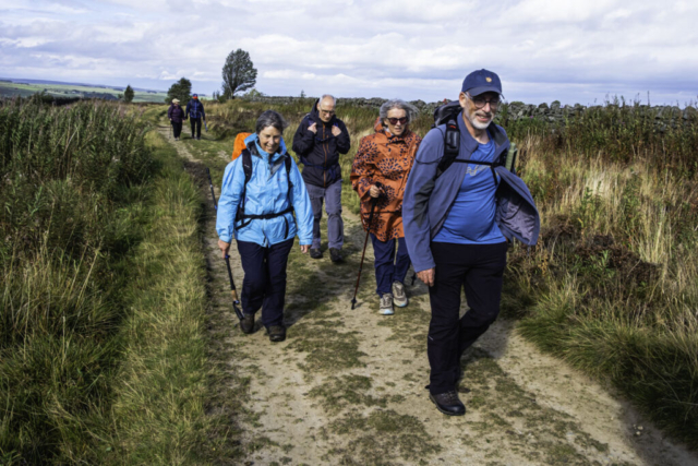 Soon after crossing the minor road near High Scotch Hall