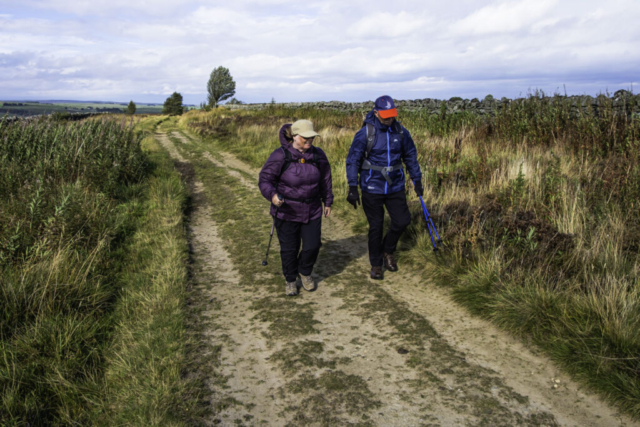 Soon after crossing the minor road near High Scotch Hall