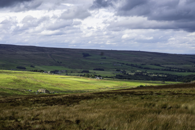 E Allen valley from the track near Swampy Sike