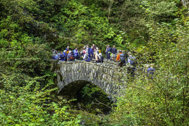 Stone footbridge below Aira Force