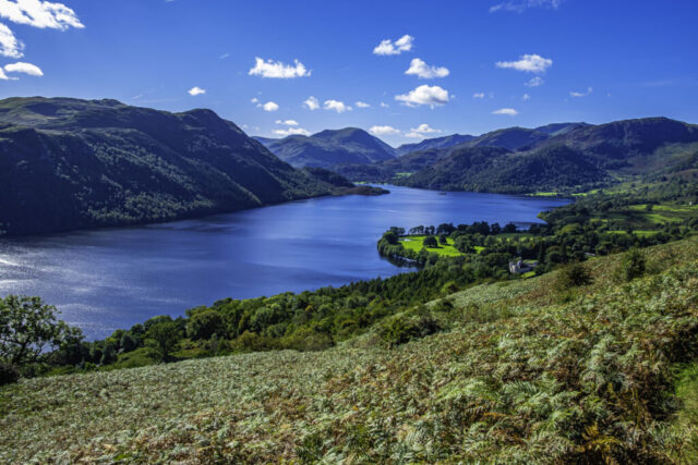 Looking SW from the stop