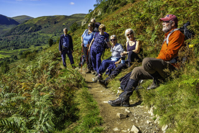 A view stop en-route to Yew Crag