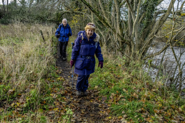 River Tyne Trail slightly E of the railway bridge over the S Tyne