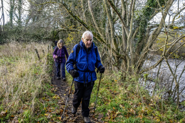 River Tyne Trail slightly E of the railway bridge over the S Tyne